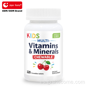 Shecome Kids Multivitamin Tablets Crecimiento inmunológico